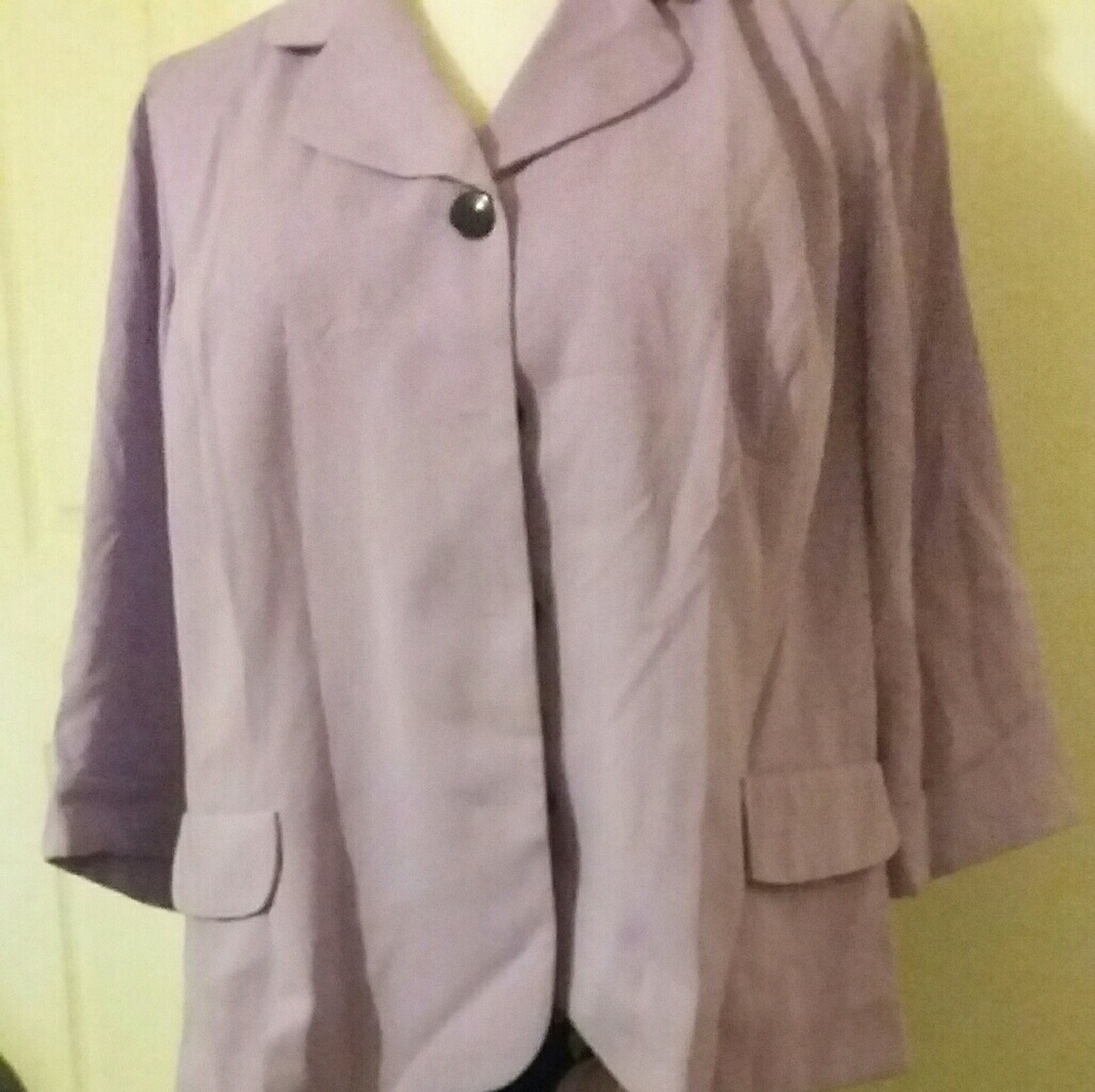Blouse jacket and skirt two piece